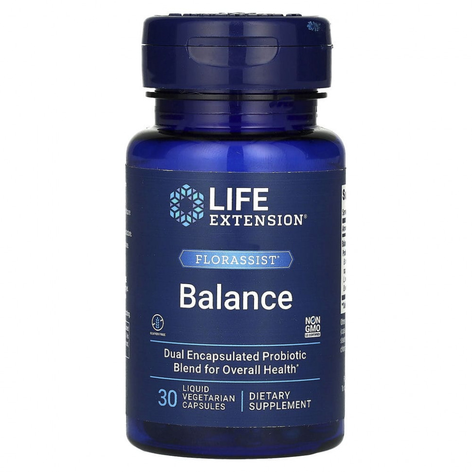   Life Extension, FLORASSIST Balance, 30      -     , -  