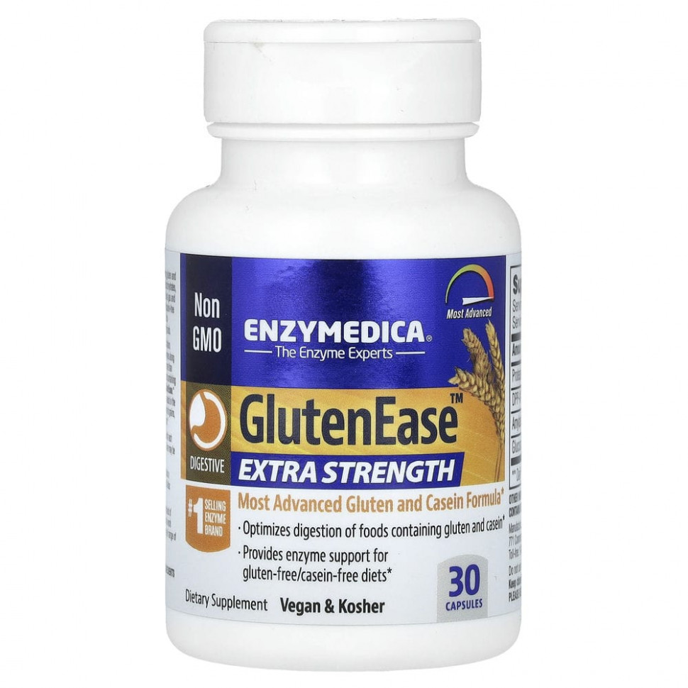   Enzymedica, GlutenEase,        , 30    -     , -  