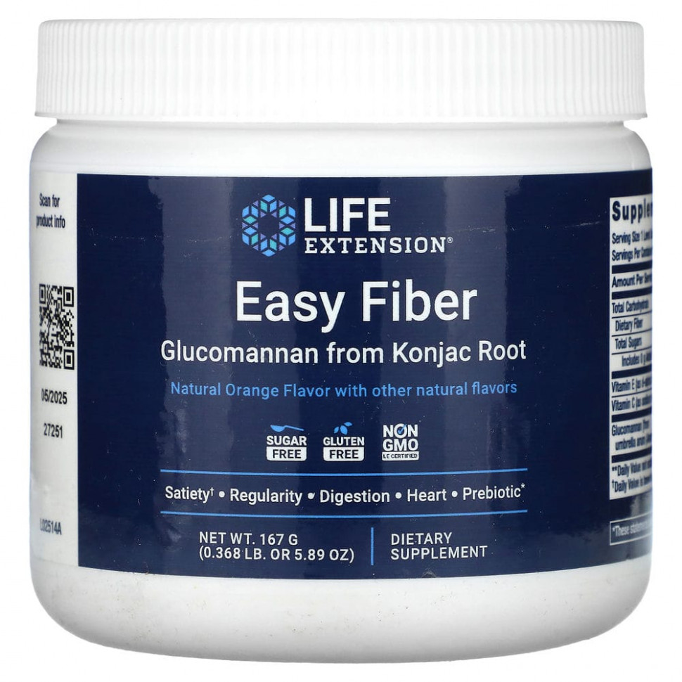  Life Extension, Easy Fiber,  , 167  (5,89 )  IHerb ()