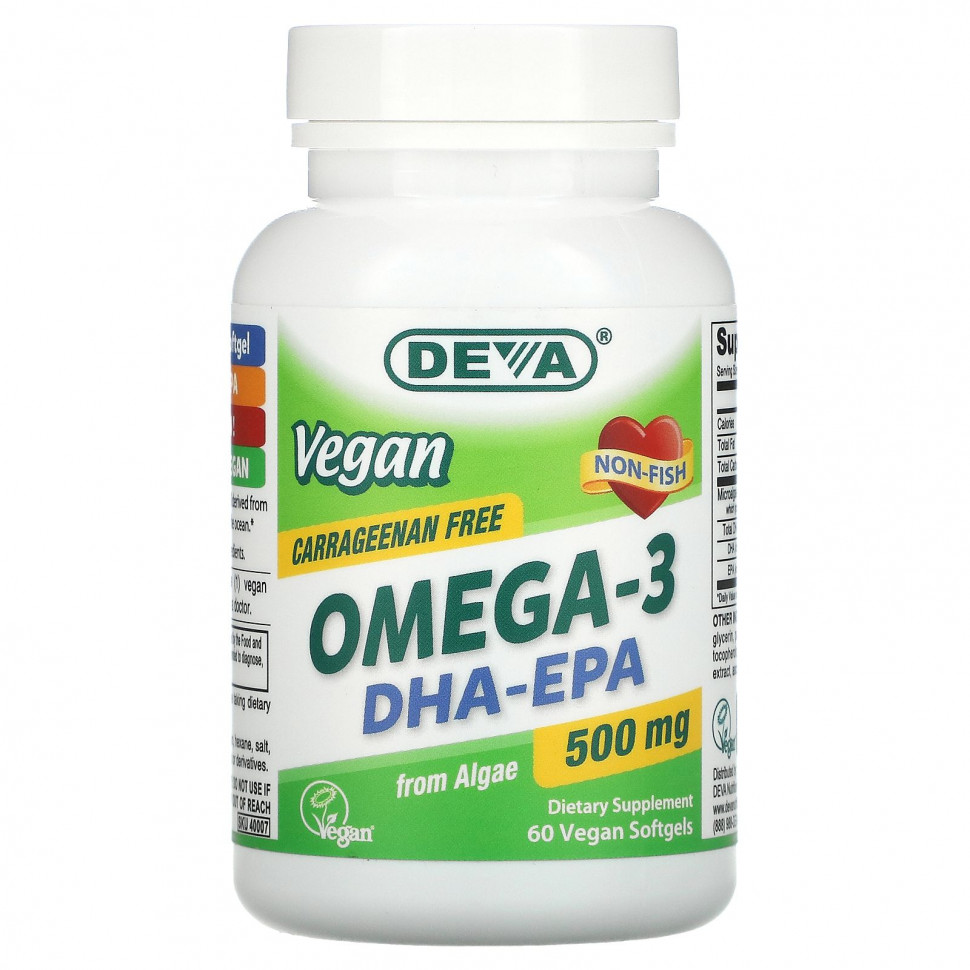   Deva,  -3 DHA-EPA, 500 , 60      -     , -,   