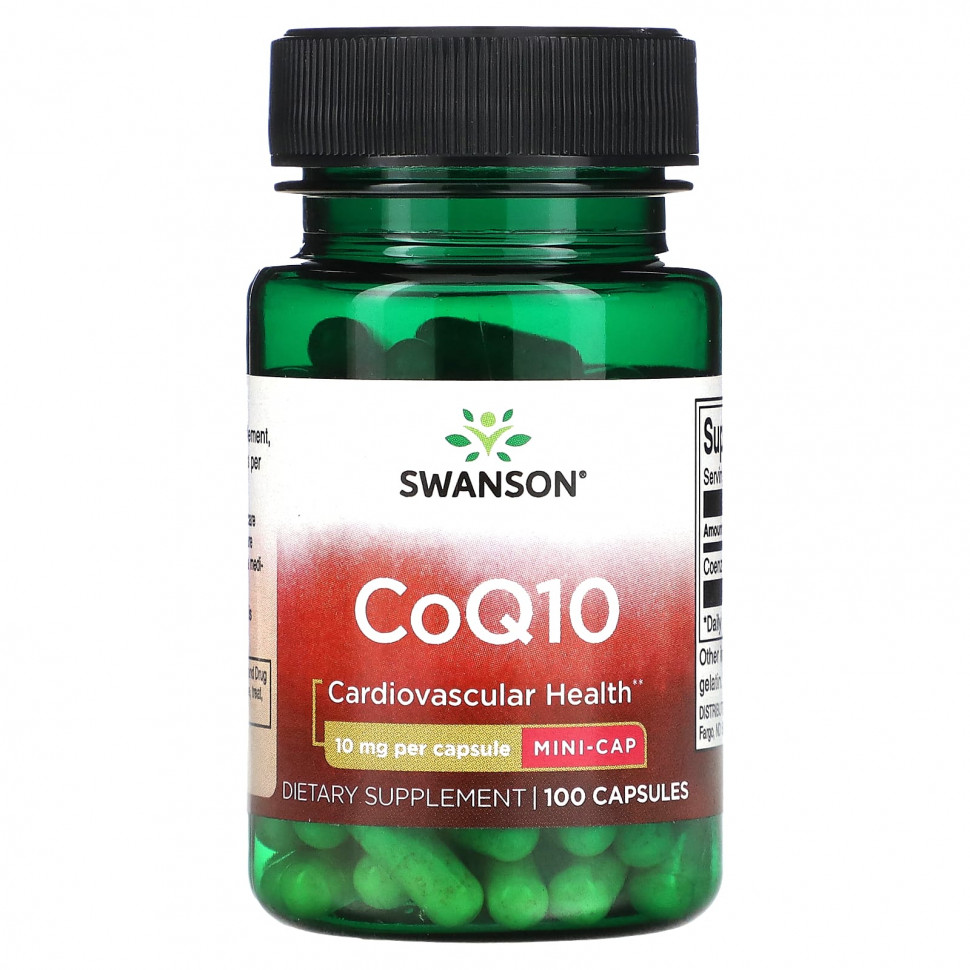   Swanson, CoQ10, 10 , 100    -     , -,   