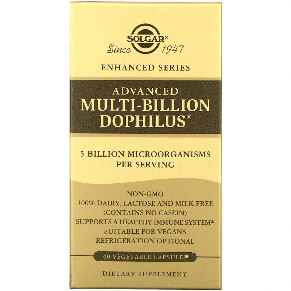   Solgar, Advanced Multi-Billion Dophilus, , 60     -     , -  