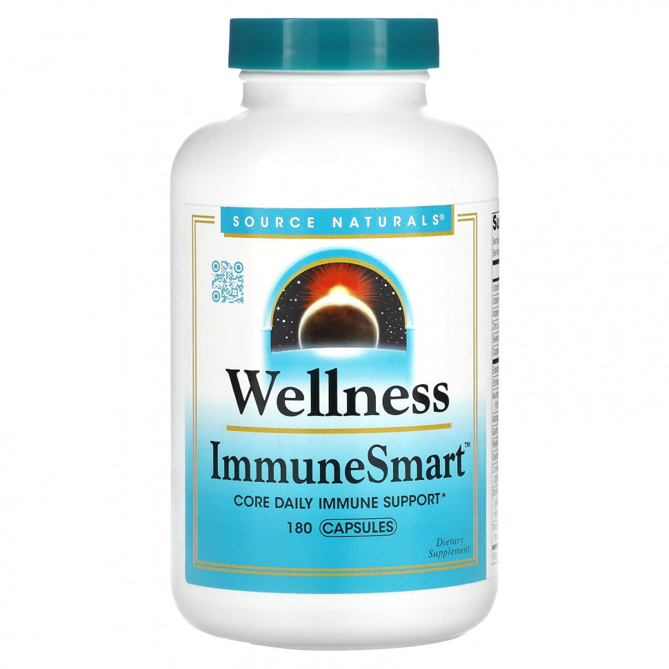   Source Naturals, Wellness, ImmuneSmart`` 180    -     , -  