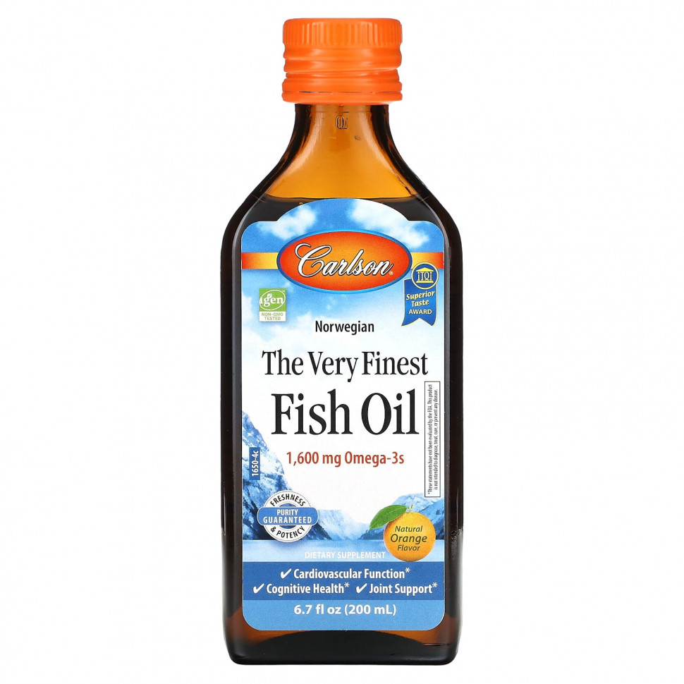   Carlson, The Very Finest Fish Oil,  , 200  (6,7 . )   -     , -  