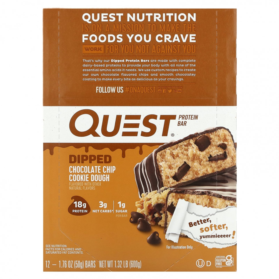   Quest Nutrition,  ,    , 12 , 50  (1,76 )   -     , -  