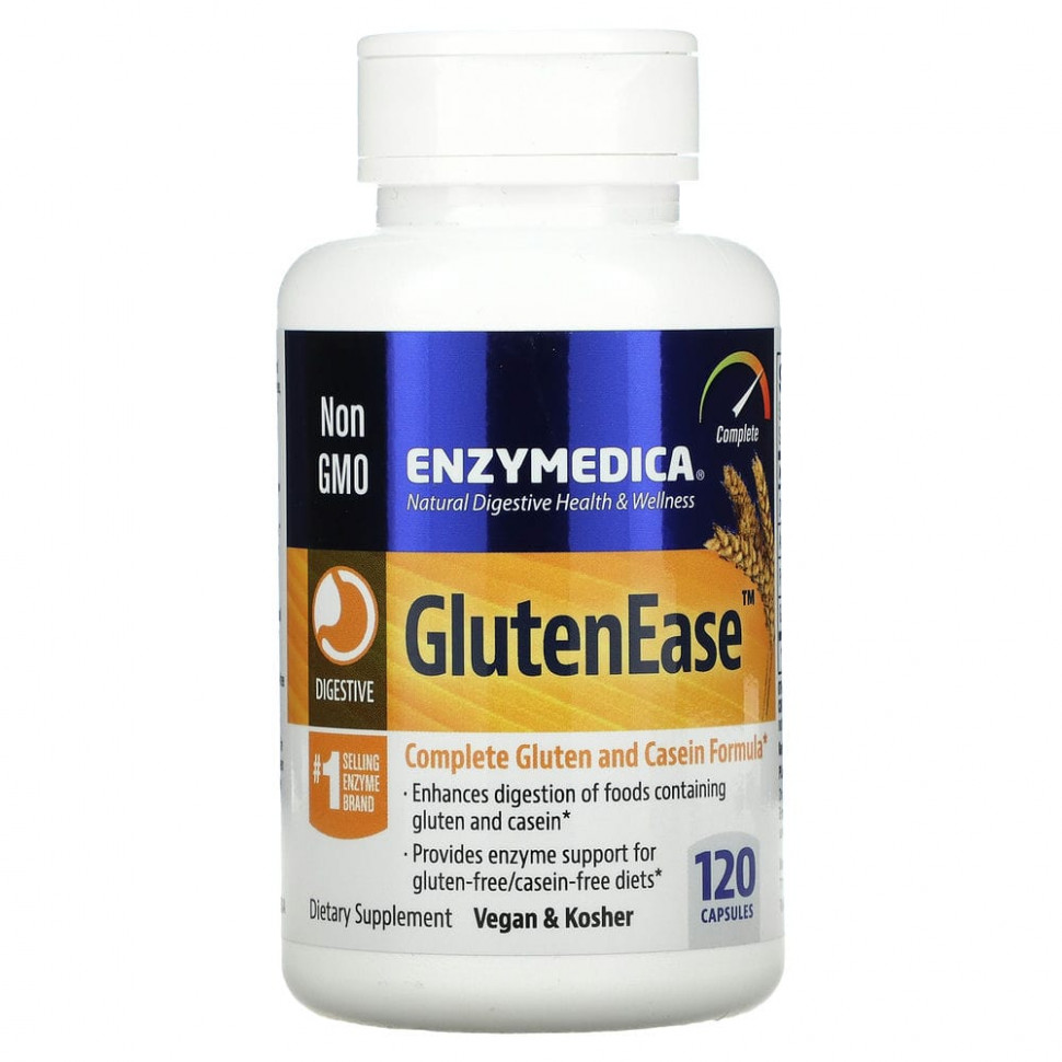   Enzymedica, GlutenEase, 120    -     , -  