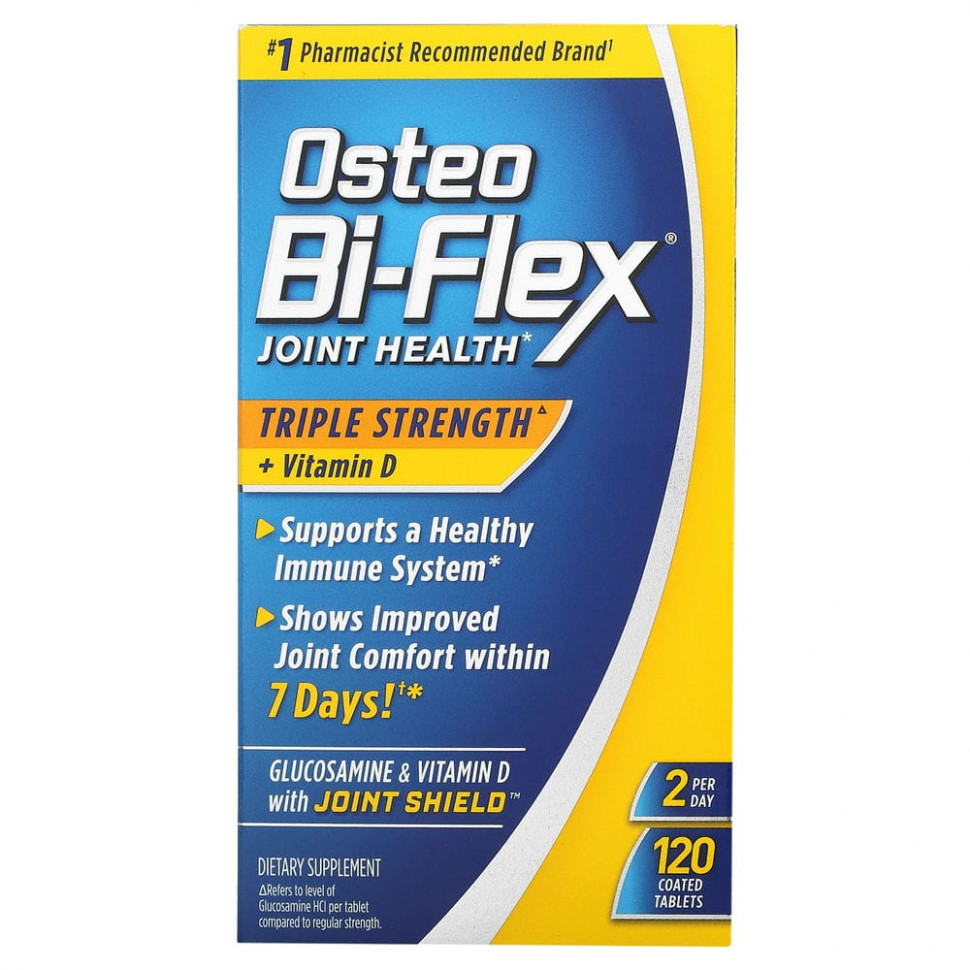   Osteo Bi-Flex,  ,   +  D, 120      -     , -,   