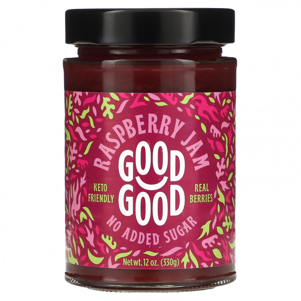  GOOD GOOD, Raspberry Jam, 12 oz (330 g)  IHerb ()