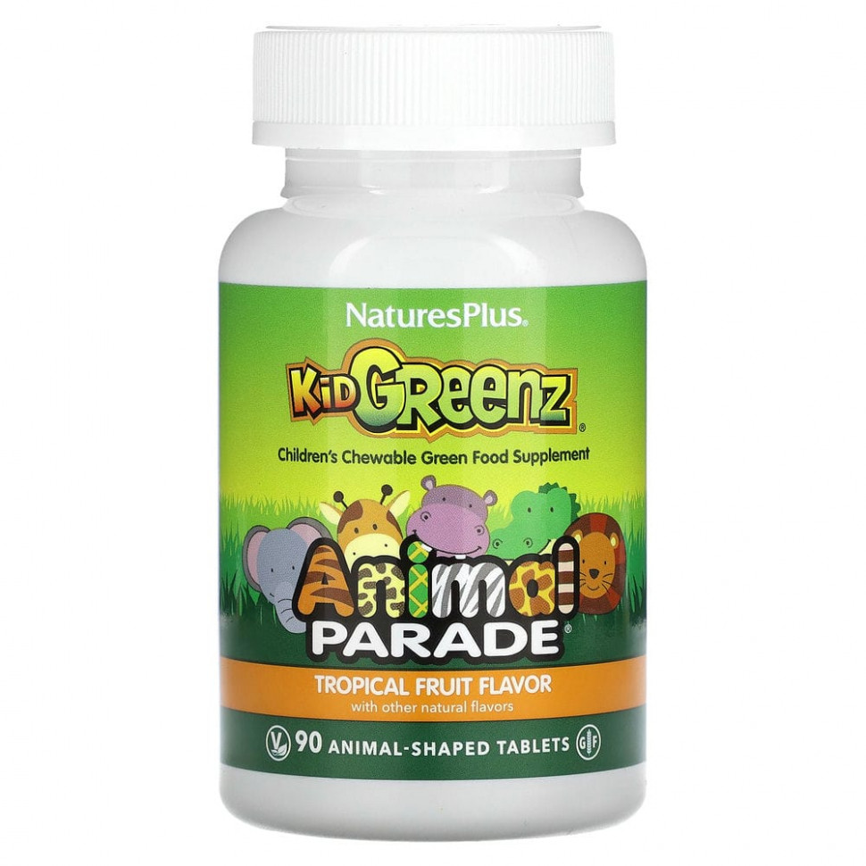   NaturesPlus, Source of Life, Animal Parade, Kid Greenz,    , 90    -     , -  