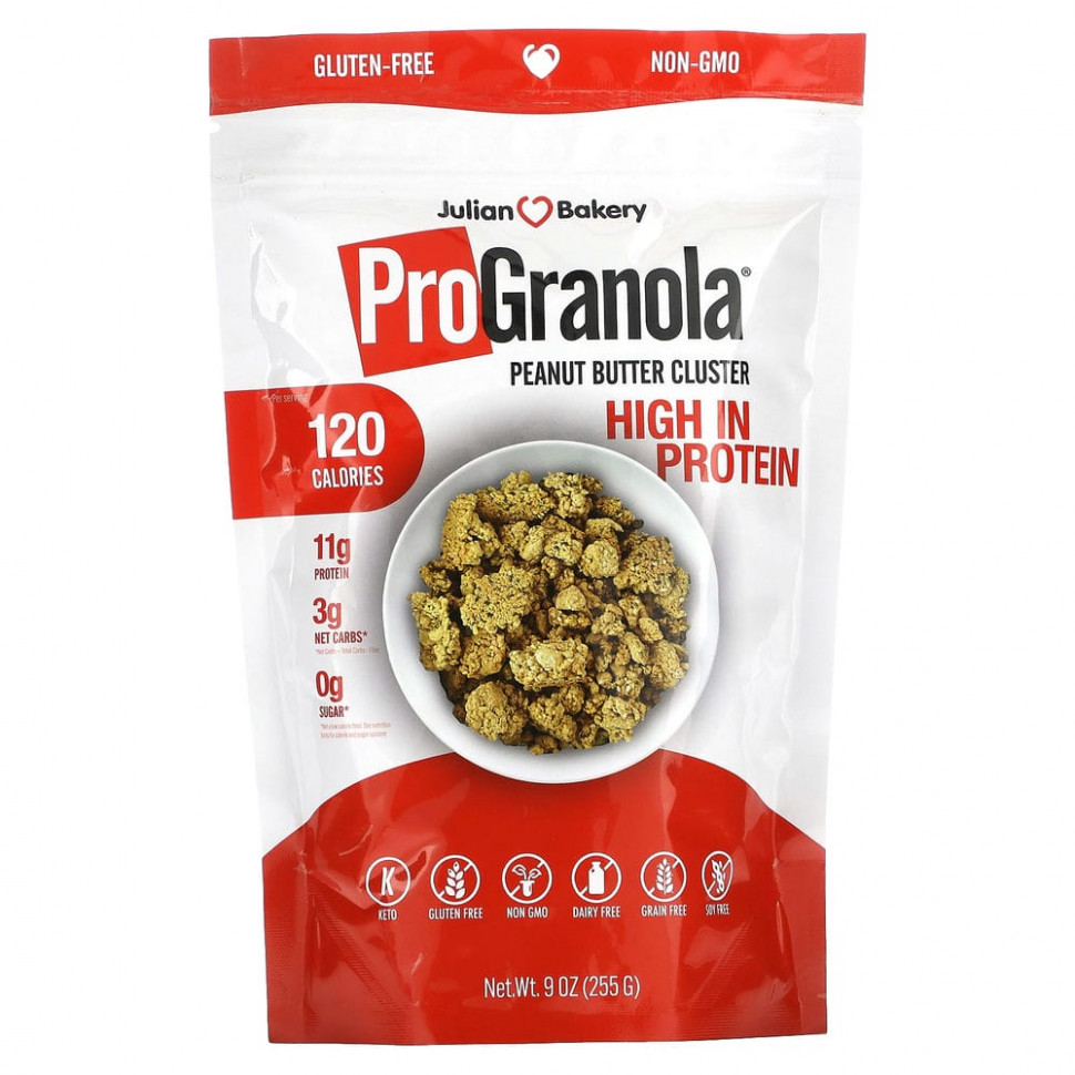   Julian Bakery, ProGranola,  , 255  (9 )   -     , -,   