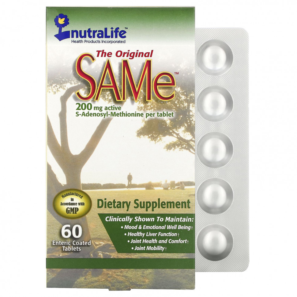   NutraLife, The Original SAMe (S-), 200 , 60 ,      -     , -  