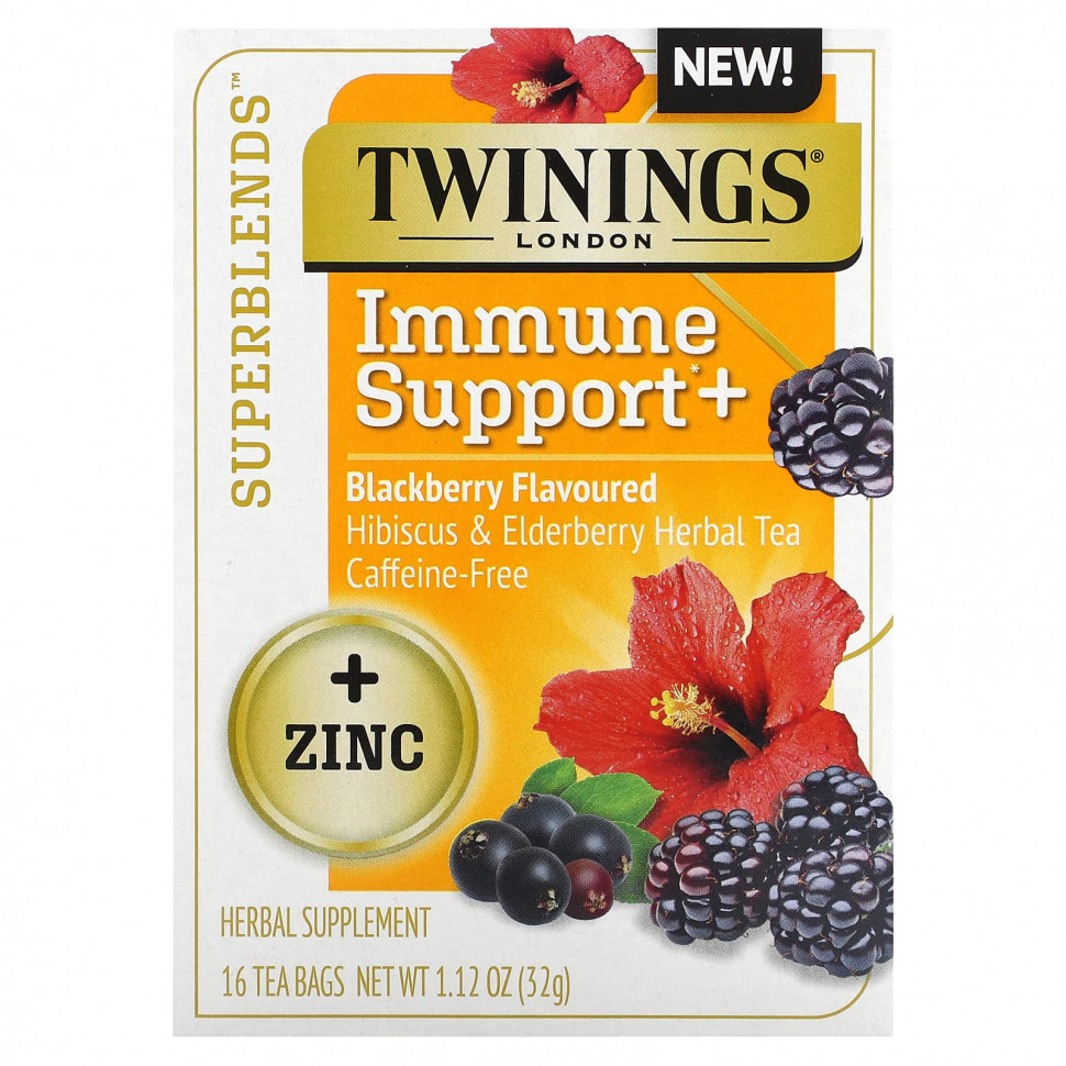   Twinings, Superblends, Immune Support,      , ,  , 16  , 32  (1,12 )   -     , -  