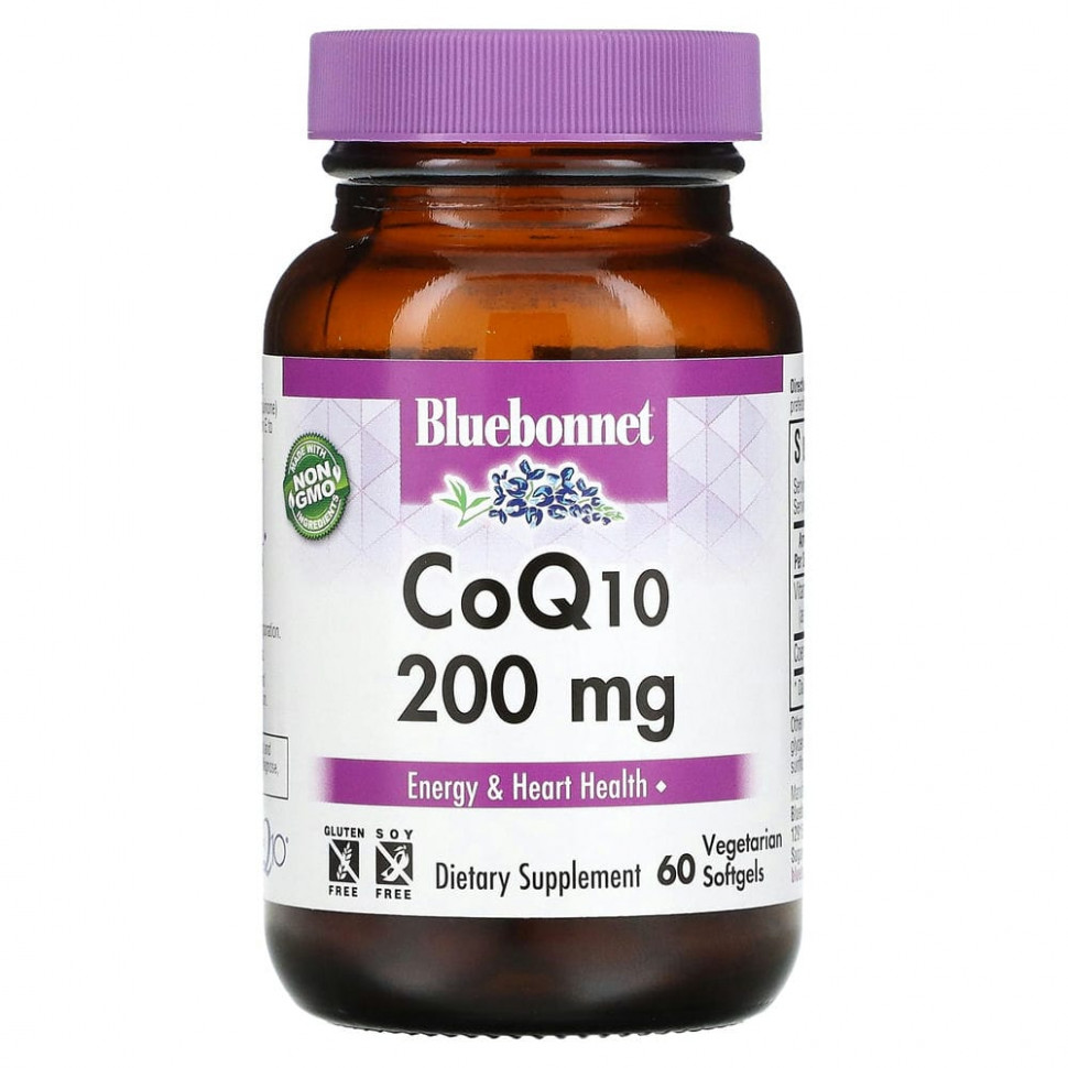   Bluebonnet Nutrition, CoQ10, 200 , 60     -     , -,   