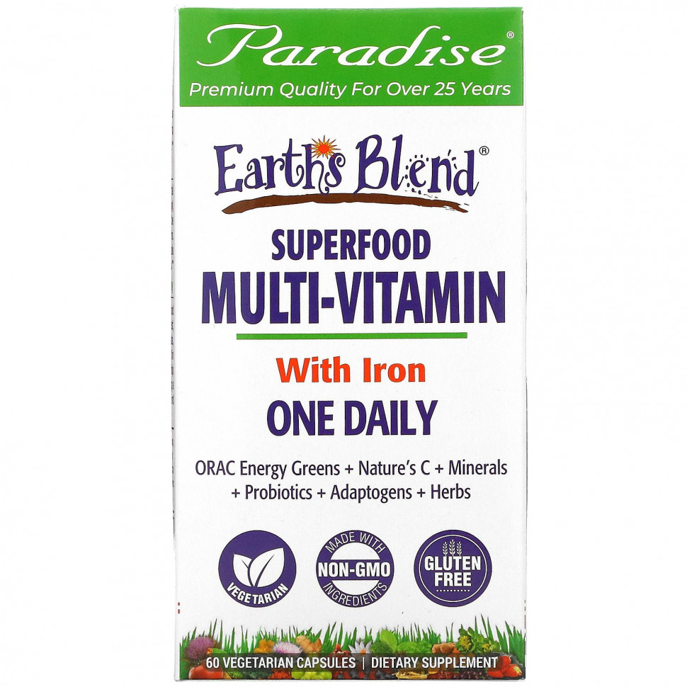  Paradise Herbs, Earth's Blend,      ,      , 60    IHerb ()