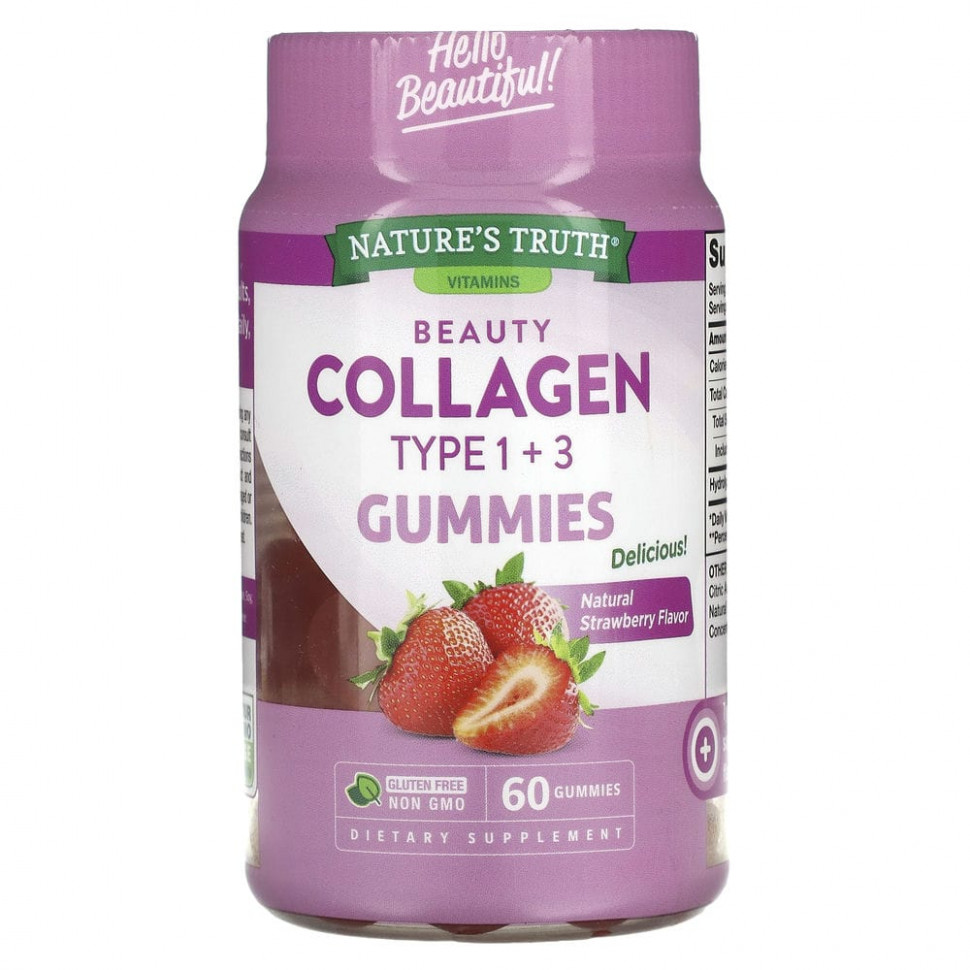   Nature's Truth, Beauty Collagen,    ,  1  3,  , 60     -     , -  