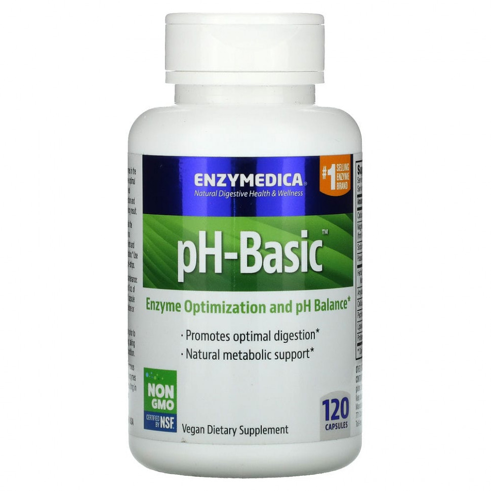   Enzymedica, pH-Basic, , 120    -     , -  