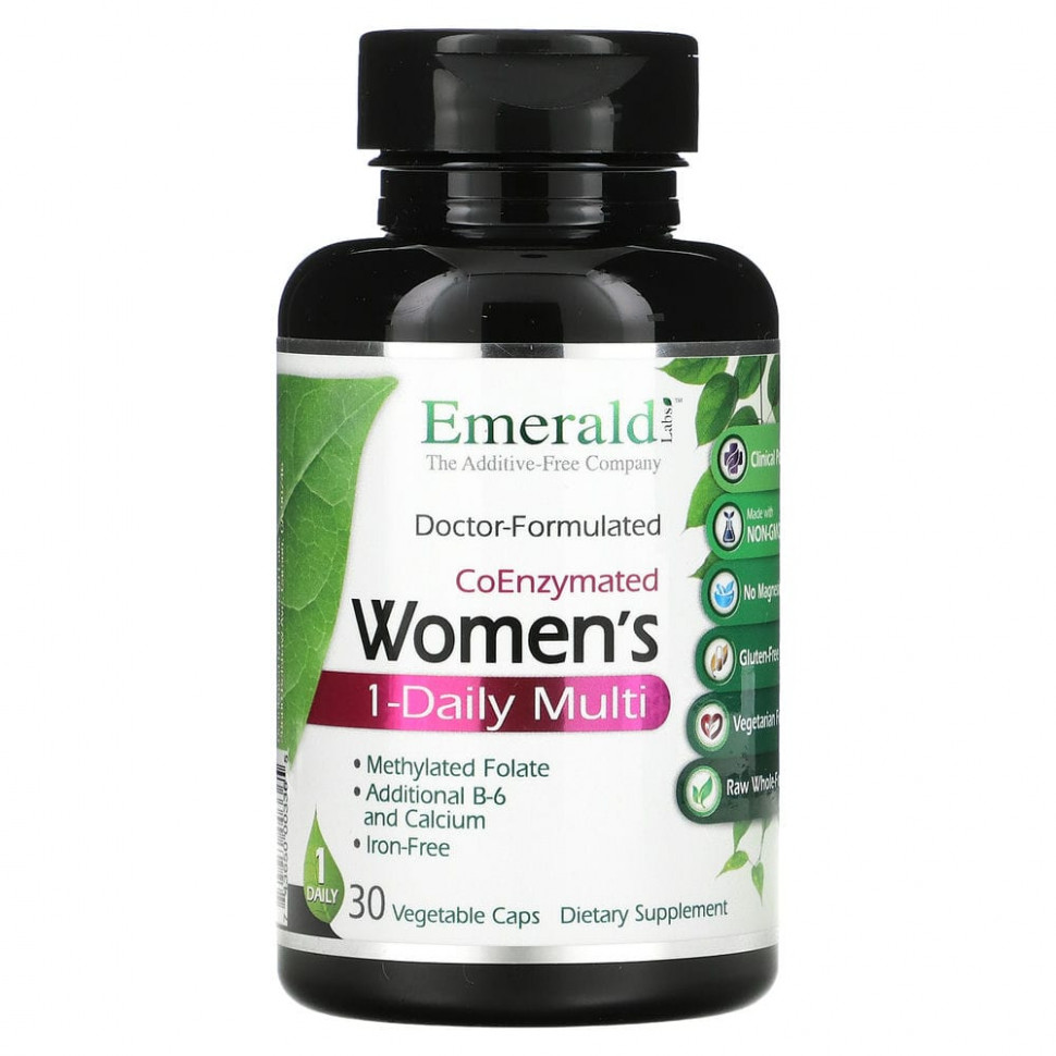   Emerald Laboratories, CoEnzymated Women's 1-Daily Multi, 30     -     , -  