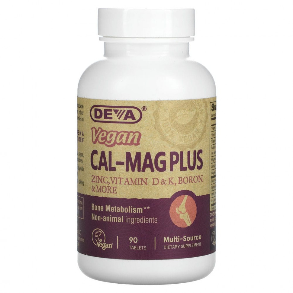   Deva, Cal-Mag Plus,    , 90    -     , -,   