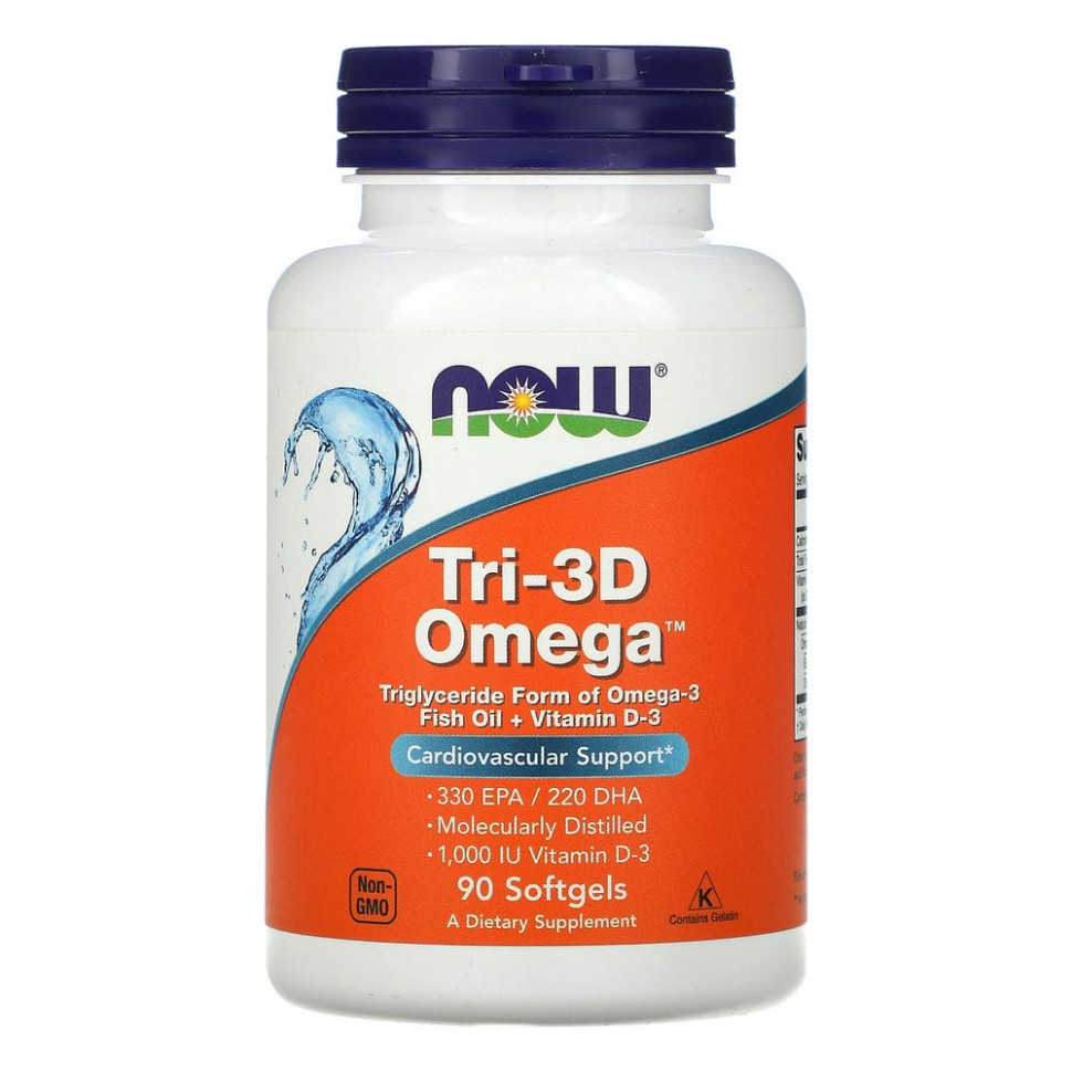   NOW Foods, Tri-3D Omega,   -3, 330  / 220 , 90    -     , -  