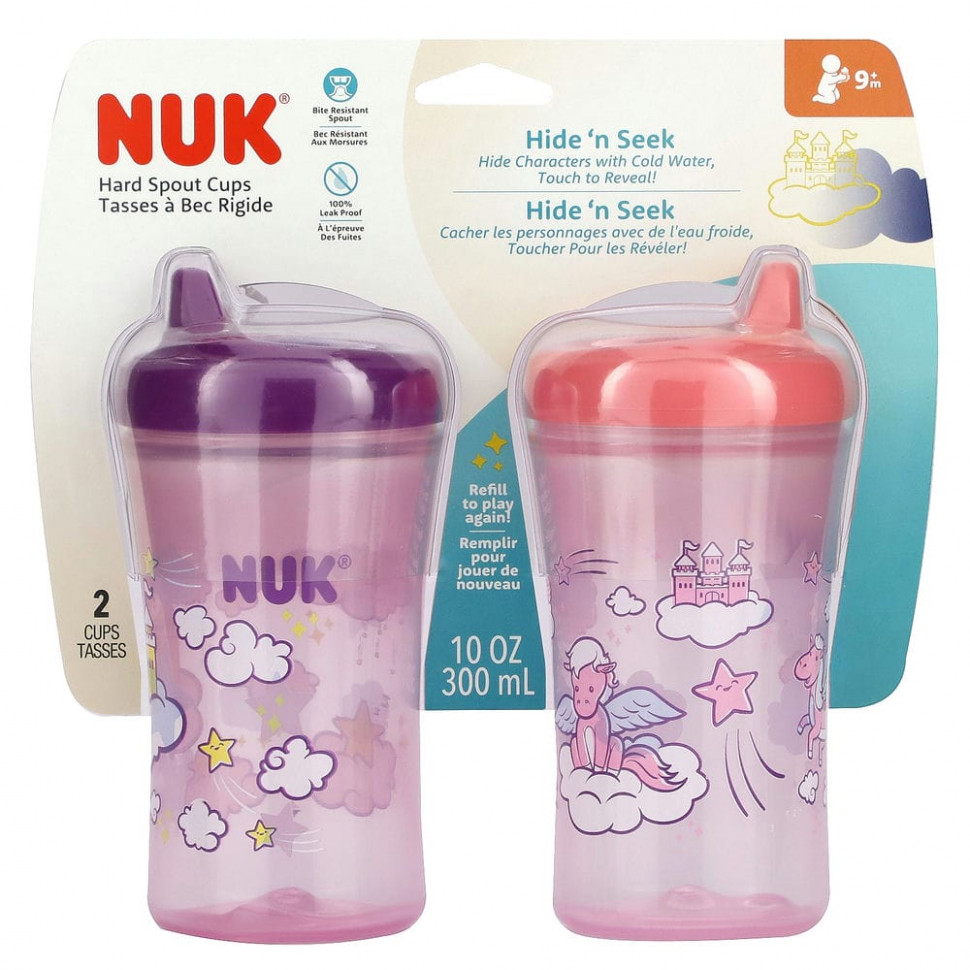   NUK, Hide 'n Seek,    ,  9 ``, 2 , 300  (10 )   -     , -  