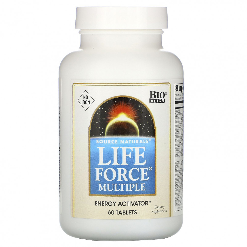   Source Naturals,  Life Force,   , 60    -     , -,   