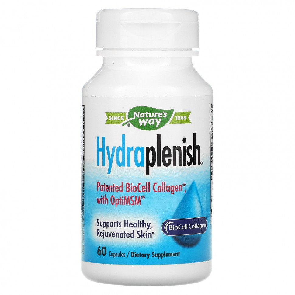   Nature's Way, Hydraplenish,   BioCell Collagen  OptiMSM, 60    -     , -  