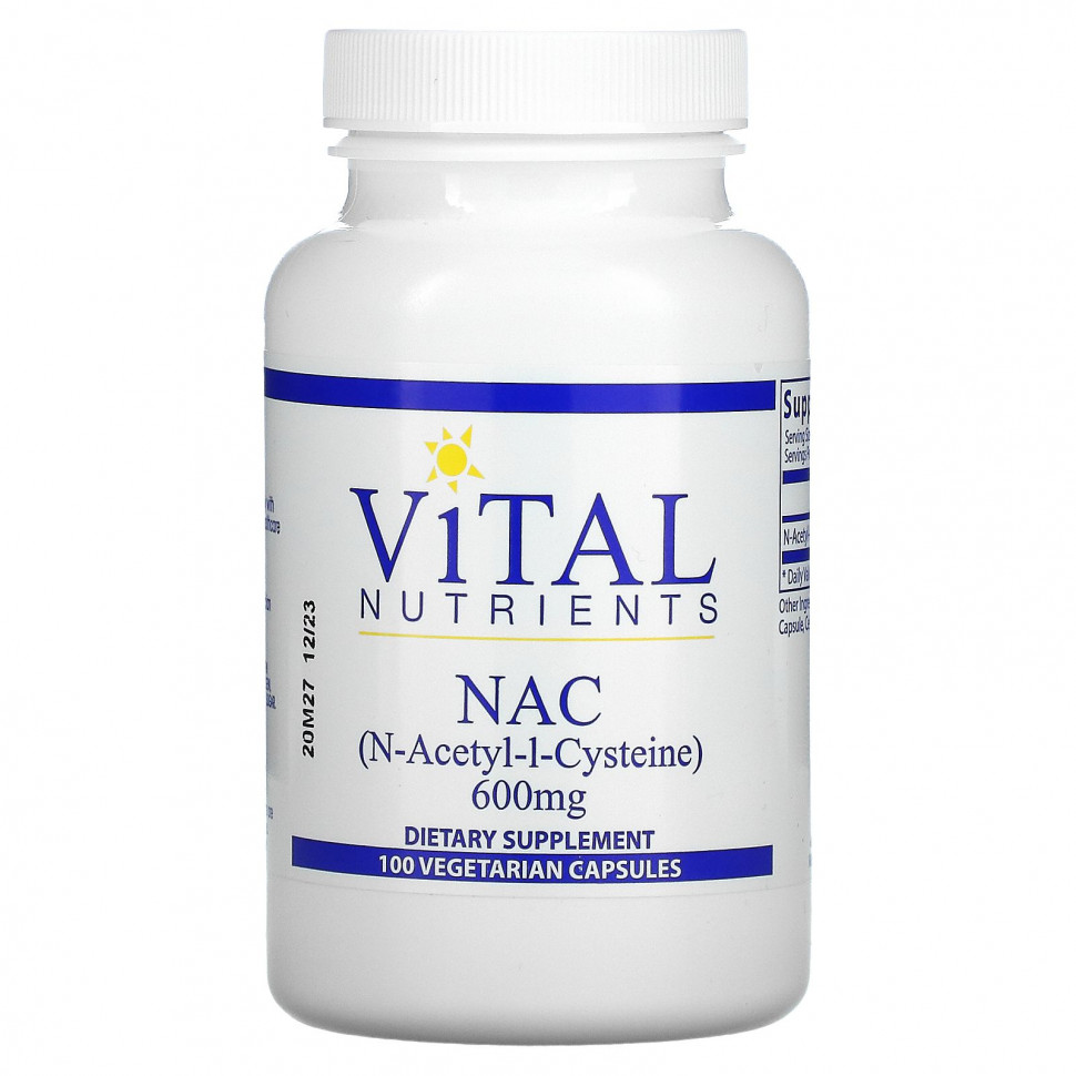   Vital Nutrients, N--L-, 600 , 100     -     , -  