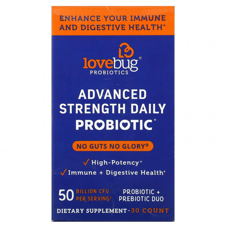   LoveBug Probiotics, Advanced Strength,    , 50  , 30    -     , -  