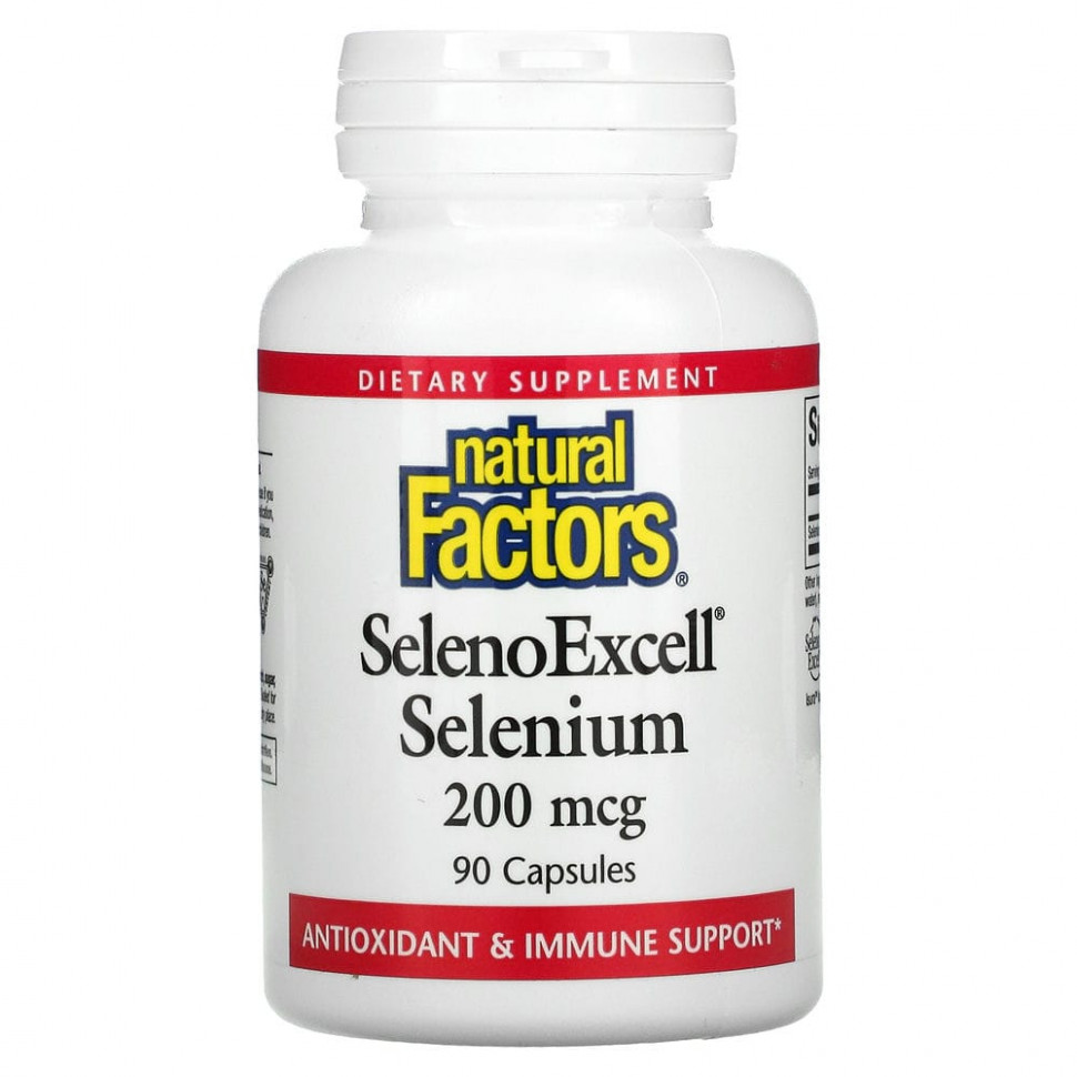  Natural Factors, SelenoExcell, , 200 , 90   IHerb ()