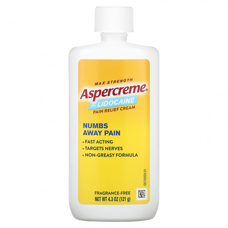   Aspercreme,    4% ,   ,  , 121  (4,3 )   -     , -  