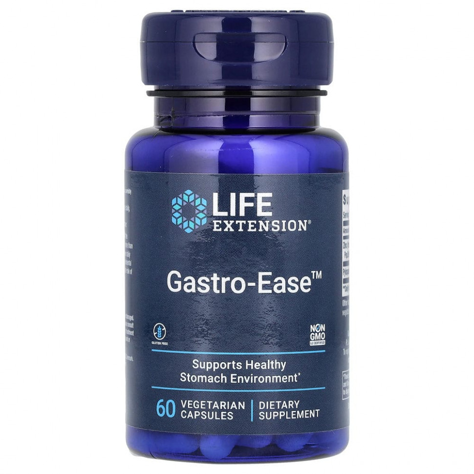  Life Extension, Gastro-Ease, 60    IHerb ()