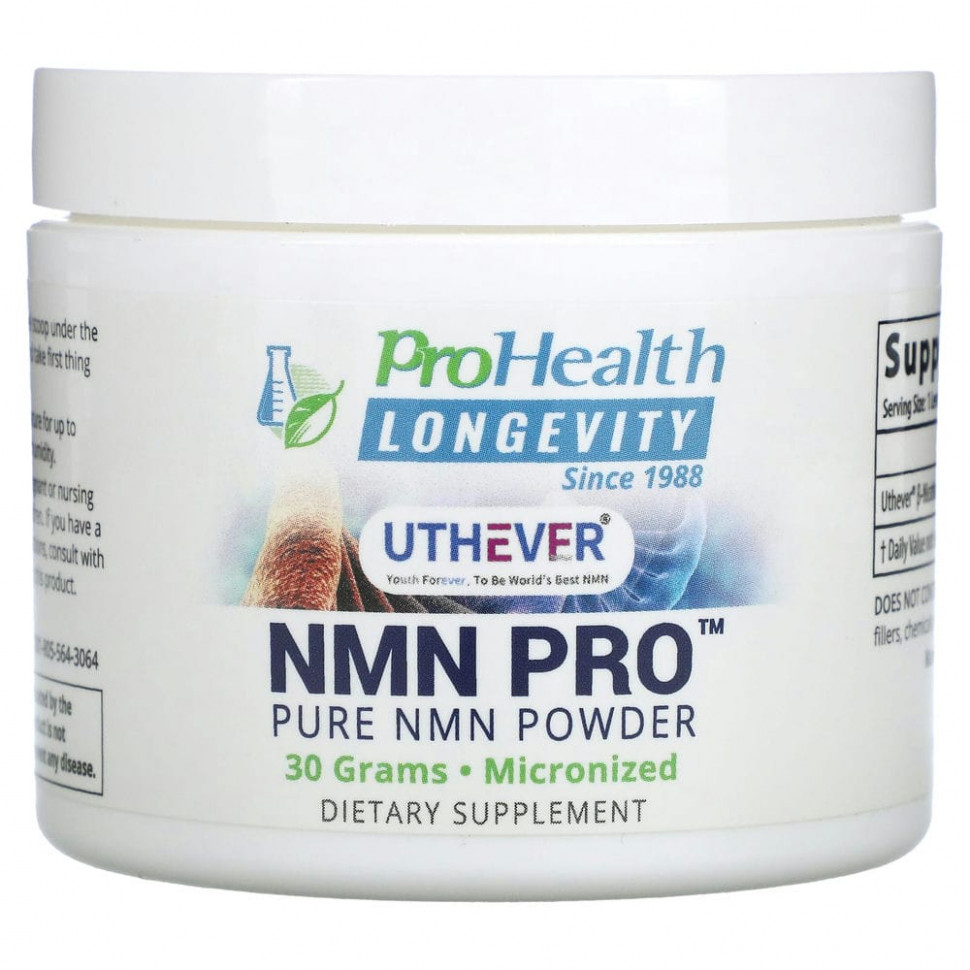   ProHealth Longevity, NMN Pro,   NMN, 30    -     , -  