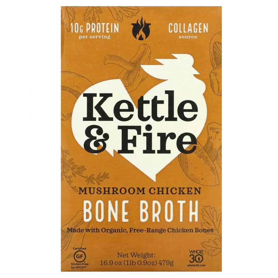   Kettle & Fire, Bone Broth,   , 479  (16,9 )   -     , -  