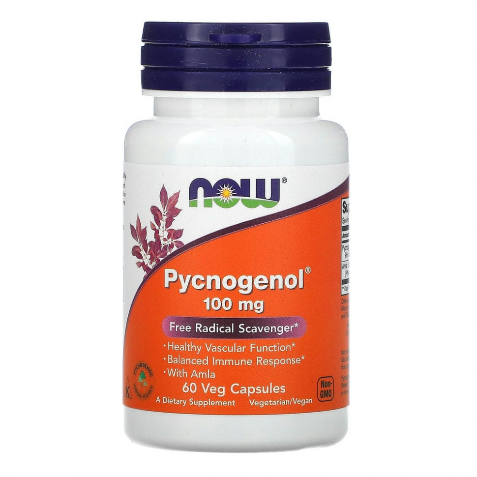   NOW Foods, Pycnogenol, 100 , 60     -     , -  