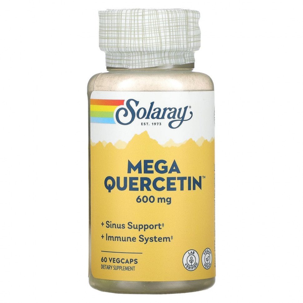   Solaray, Mega Quercetin, 600 , 60     -     , -  