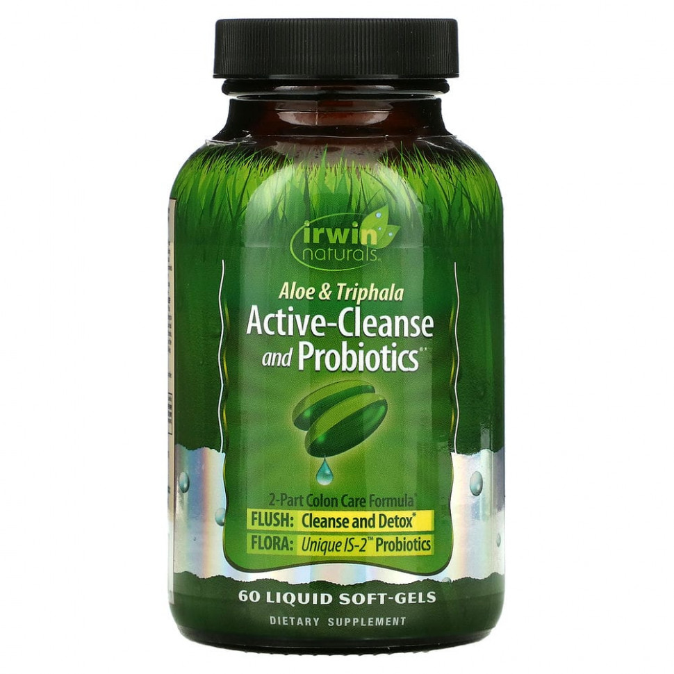   Irwin Naturals, Active-Cleanse and Probiotics,    , 60        -     , -  