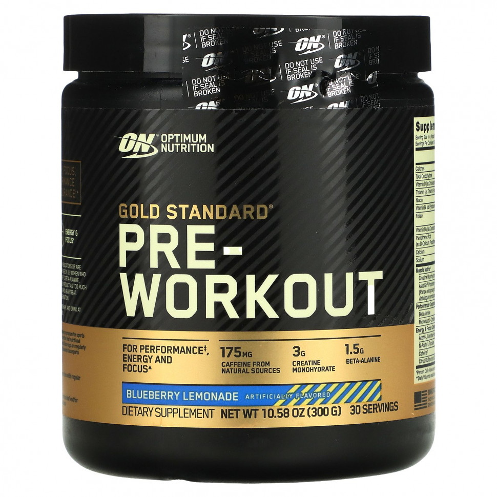   Optimum Nutrition, Gold Standard Pre-Workout,     , 300  (10,58 )   -     , -  