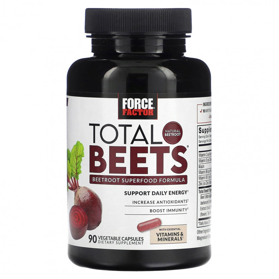   Force Factor, Total Beets,    , 90     -     , -  