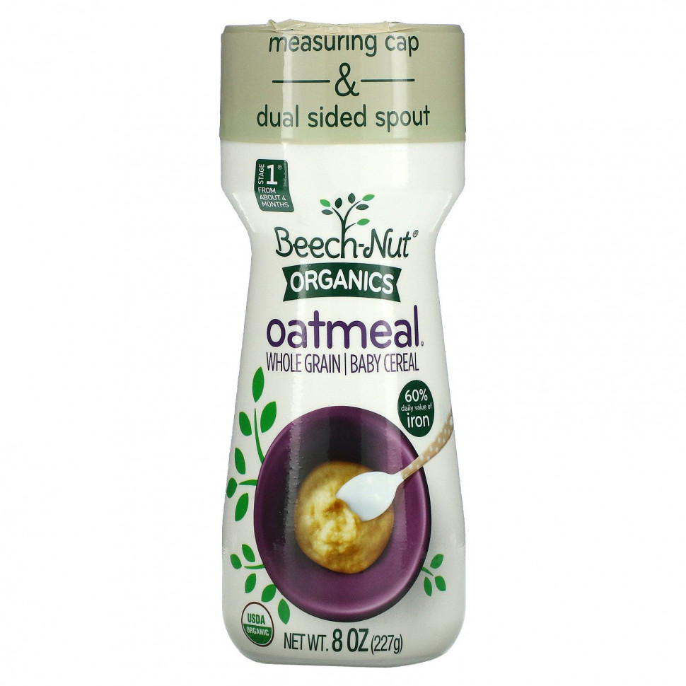   Beech-Nut, Organics Oatmeal,   ,  1, 227  (8 )   -     , -  