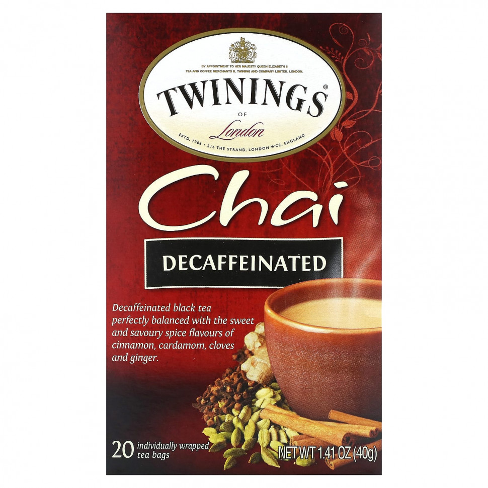   Twinings, Chai,  , 20     , 40  (1,41 )   -     , -  