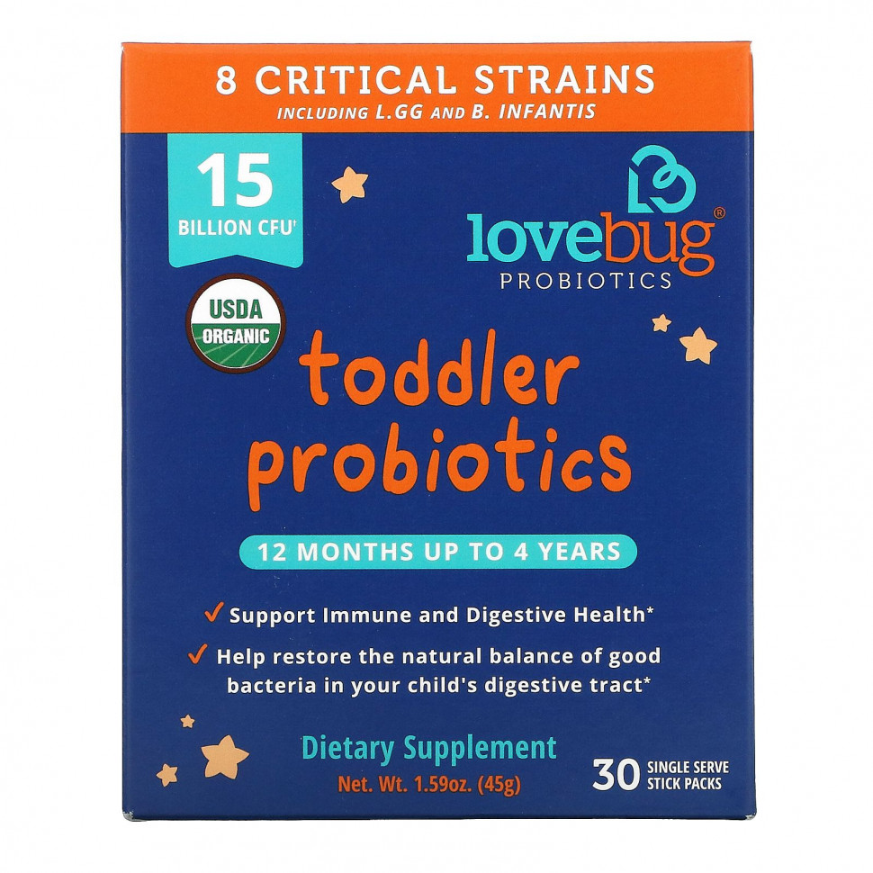   LoveBug Probiotics,       12   4 , 15  , 30       -     , -,   