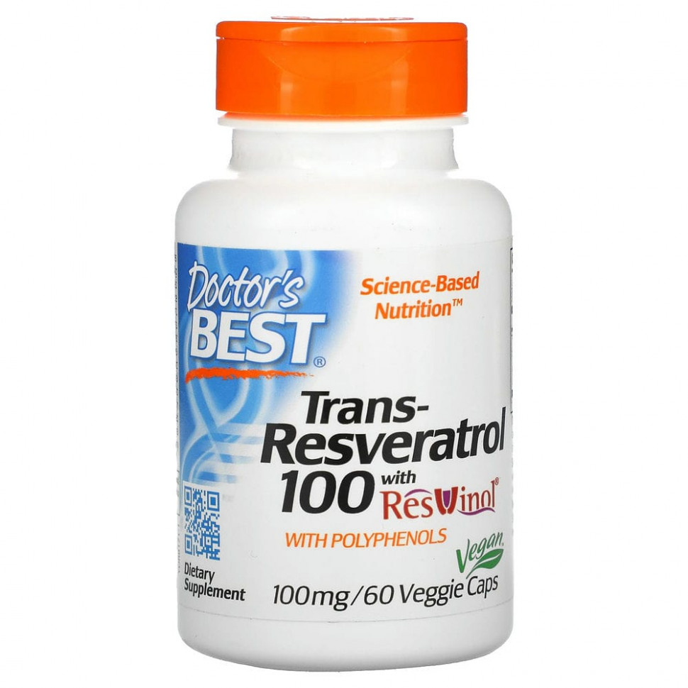  Doctor's Best, - 100  ResVinol, 100 , 60    IHerb ()