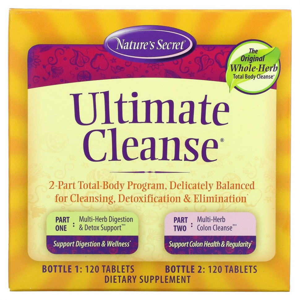   Nature's Secret, Ultimate Cleanse,   2     , 2   120      -     , -  