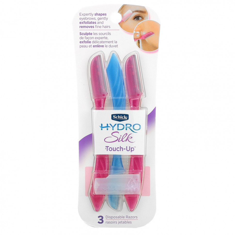   Schick, Hydro Silk Touch Up,  , 3     -     , -  