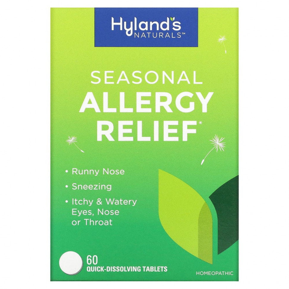   Hyland's, Seasonal Allergy Relief, 60     -     , -  