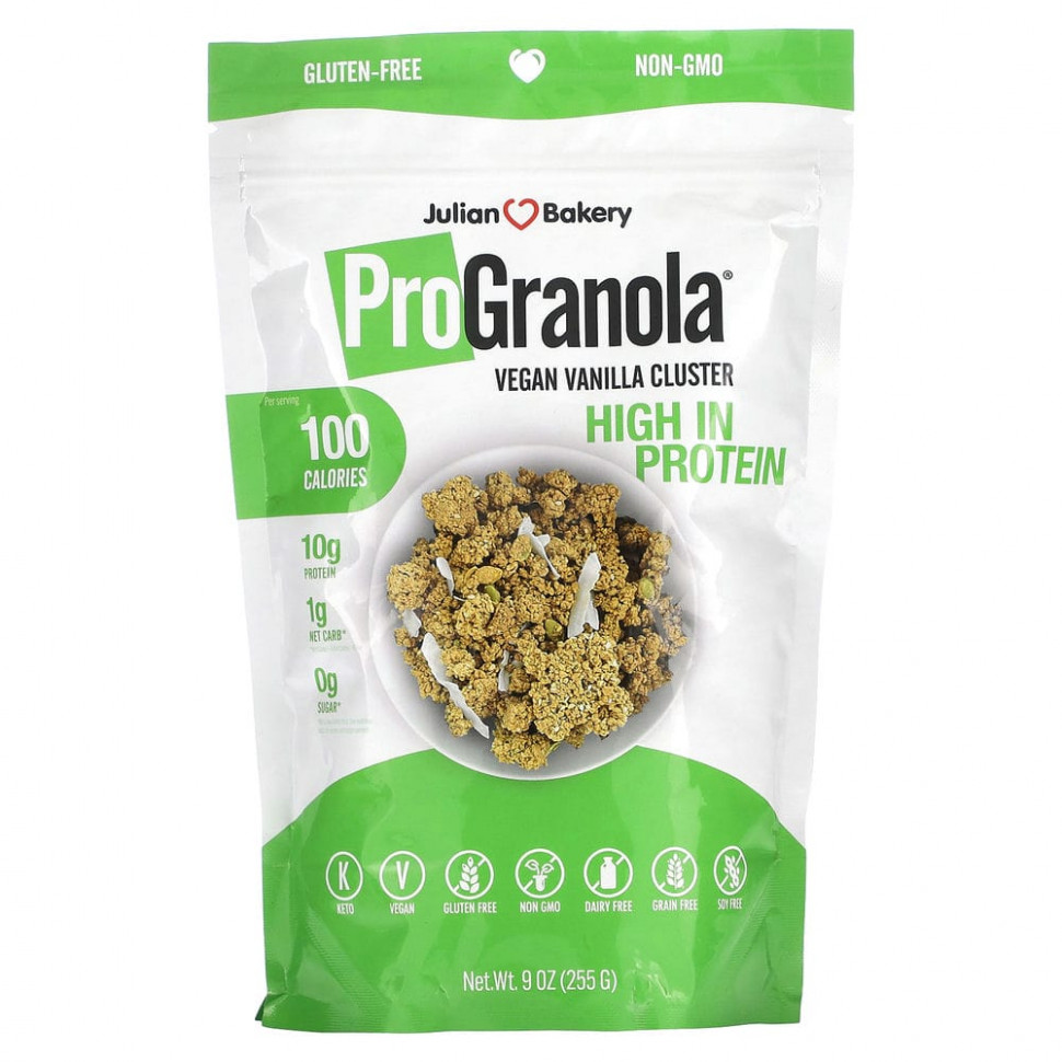   Julian Bakery, ProGranola,  , 255  (9 )   -     , -  