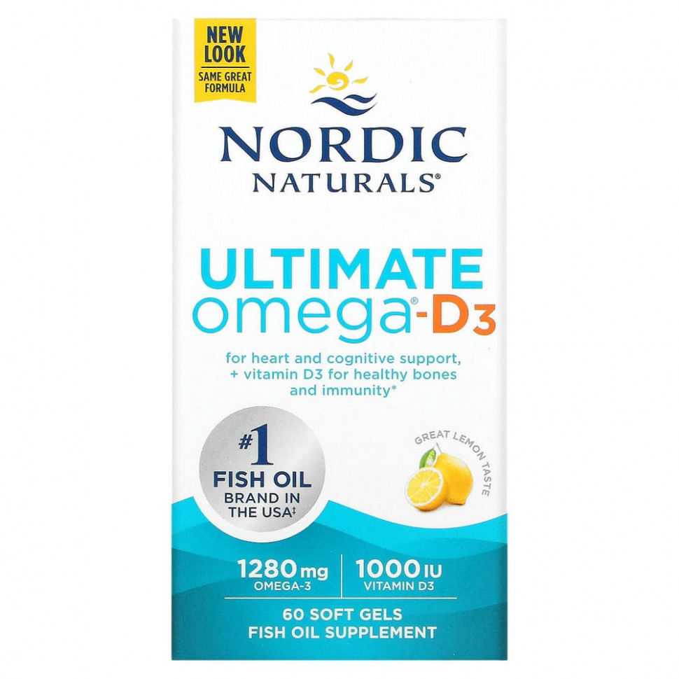   Nordic Naturals, -D3 Ultimate, , 1000 , 60     -     , -  