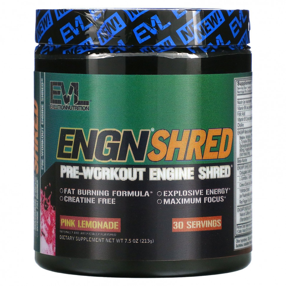   EVLution Nutrition, ENGN Shred,     ,  , 213  (7,5 )   -     , -  