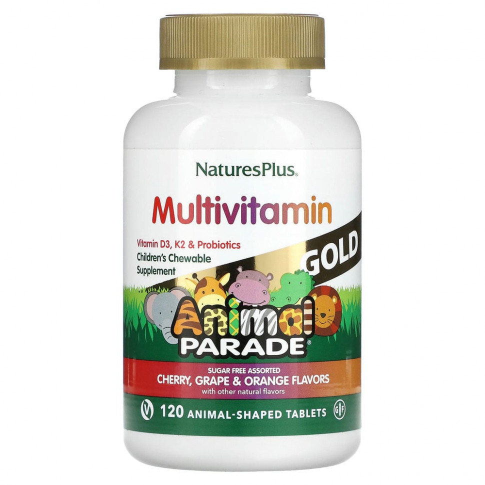   NaturesPlus, Source of Life, Animal Parade Gold,      , , 120       -     , -  