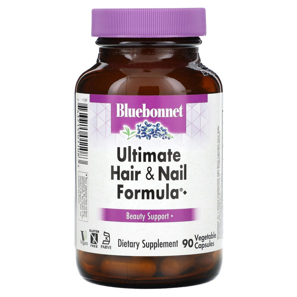  Bluebonnet Nutrition, Ultimate Hair & Nail Formula, 90    IHerb ()